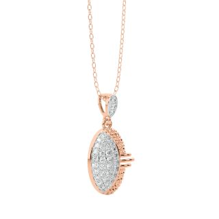 Dorian Round Diamond Pendant